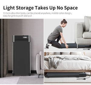 <span class=keywords><strong>Tapis</strong></span> <span class=keywords><strong>de</strong></span> <span class=keywords><strong>marche</strong></span> électrique portable et épaissi, absorbant les chocs, pour usage domestique, avec inclinaison automatique, écran LED et accoudoirs en option - Product Image 6