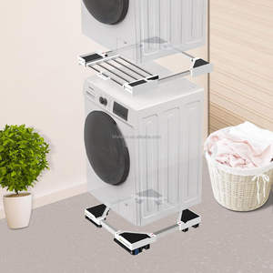 Chariot à roulettes pour appareils électroménagers, base en plastique pour lave-linge et réfrigérateur, chariot à roulettes pour lave-linge, base pour réfrigérateur - Product Image 6