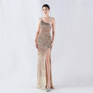 32013-S #3XL4ประดับด้วยเลื่อมยาวขนาดใหญ่พิเศษชุดการแสดงความงามงานเลี้ยงตอนเย็น - Product Image 2