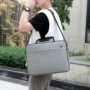 15,6 17 pulgadas de gran tamaño liso bolso de hombro para ordenador portátil para Dell HP Lenovo Huawei bolso de Estudiante - Product Image 6