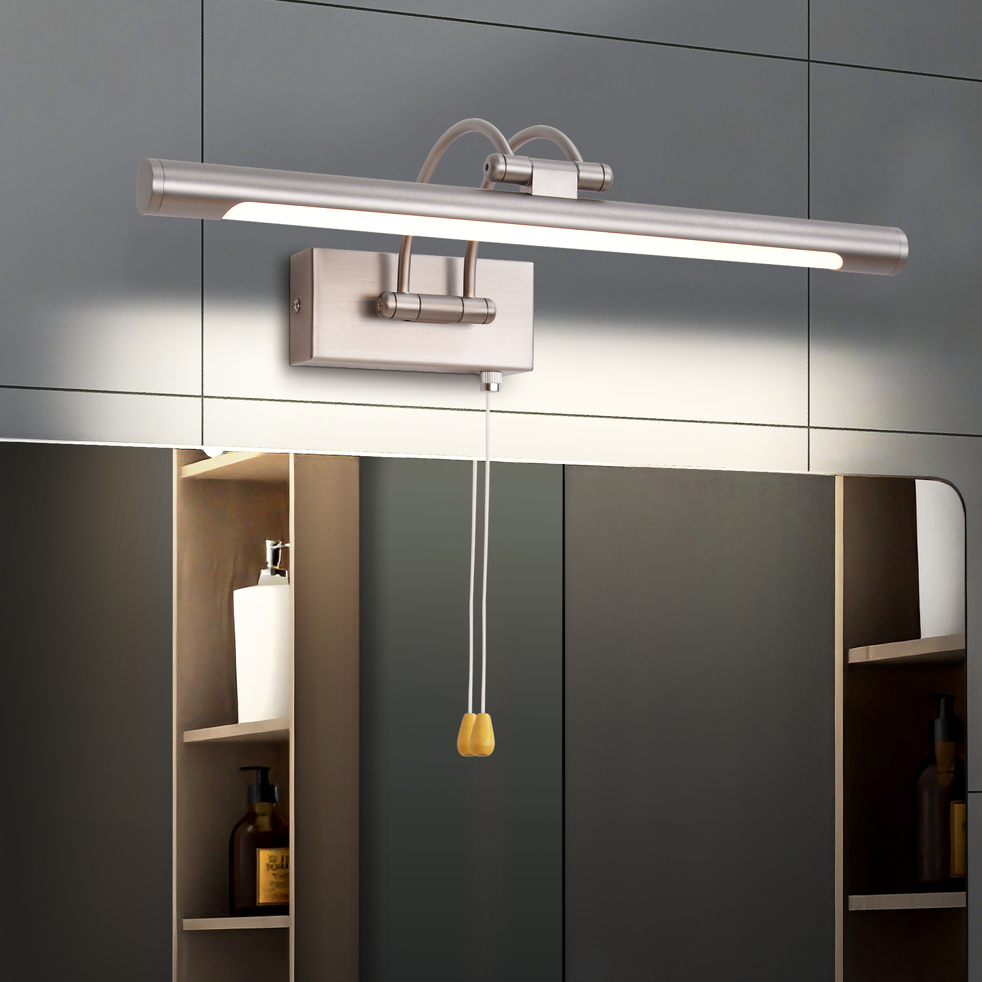 Interrupteur à tirette en nickel