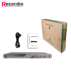 Recordio 2024 nuevo diseño profesional 2 canales 600 vatios amplificador de potencia <span class=keywords><strong>1U</strong></span> para escuelas de iglesias de escenario - Product Image 6