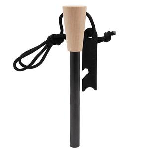 Survivre 1/2 "manche en bois Feuerstahl géant Ferro Rod allume-feu pour Camping en plein air - Product Image 4