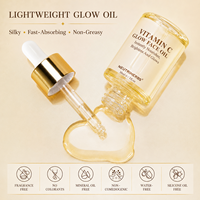 Huile Visage Éclatante à la Vitamine C 30ml Marque Blanche OEM ODM – Antioxydante, Hydratante, Nourrissante, Réparatrice de la Barrière Cutanée