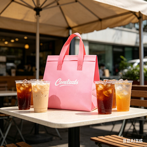 Tea <b>Bag</b> Coffee <b>Bag</b> Insulated Food Delivery <b>Bag</b> Non Woven Reusable Thermal <b>Tote</b> <b>Bag</b> Custom Printed Small MOQ High Quality - Product Image 1