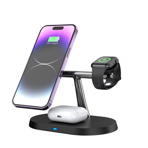 Station de charge sans fil 15W à charge rapide pour téléphone Apple, support magnétique pour montre, chargeur multi-appareils - Product Image 2