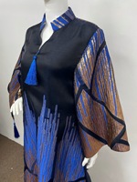 Abaya musulmane pour femmes adultes, respirante, noire, faite à la main, dessinée à la main, style Dubaï, Arabie Saoudite, Golfe, robe longue à manches longues, longueur au sol