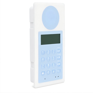 Interphones téléphoniques GSM 4G étanches IP55 pour salles blanches, salles d'opération et ateliers propres, nettoyables avec écran LCD - Product Image 3