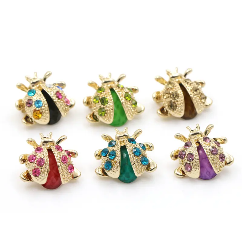 Brooch Rhinestone Designer Fashion Insect Jewelry Women Brooch Pin For Hijab