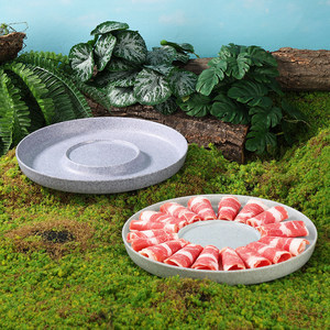Plato Redondo de Cobre Estilo Montaña Retro Kang'er para Hot Pot, Rebanadas de Cordero y Rollos de Carne Grasa - Product Image 2