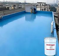 Revêtement imperméable en polyurée brossable, peinture anti-corrosion résistante à l'humidité pour sous-sol, piscine, réservoir d'eau