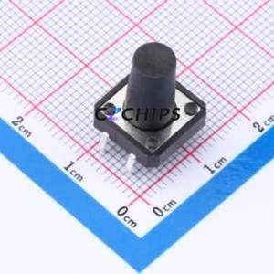 TS-1094-A18B2-D1 Tactile Switch Through hole-4P,12x12mm Switch Single Pole Single Throw Round Button 1.8N Through Hole - Product Image 1