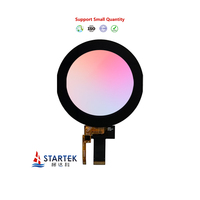 Layar LCD TFT bulat 3.4 inci, resolusi 800*800 430, modul LCD kategori produk Panel Display kecil IPS antarmuka nits MIPI