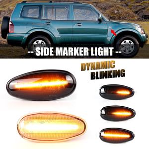 Luces de señal de giro de marcador lateral dinámico LED para Mitsubishi Pajero Lancer Shogun Outlander Peugeot Citroen lámparas indicadoras intermitentes - Product Image 1