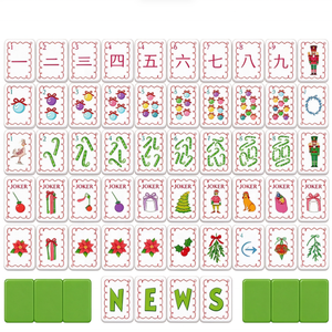 Bama Mahj Wild Ones Mahjong-Steine 160 Acryl-Mahjong-Steine Set mit Bama Mahj Mahjong-Matte - Product Image 6