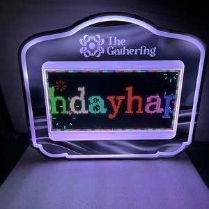 Espositore LED Pieghevole Moderno con Logo Personalizzato e Controllo App, Bestseller per Discoteche, Feste ed Eventi - Product Image 6