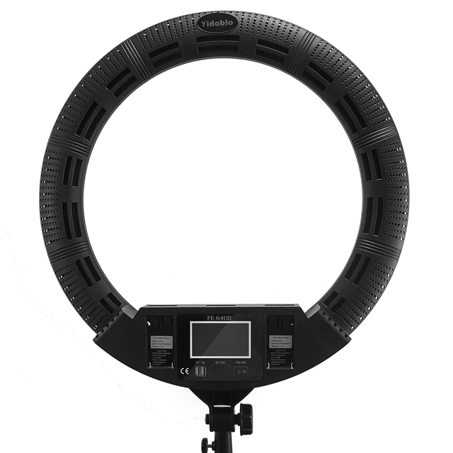 New Arrival Yidoblo 22-Inch LED Ring Light for Makeup Photography Adjustable Color Temp 3200-5500K Remote Control