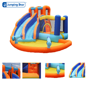 Popular tobogán de agua doble Casa de rebote inflable fábrica personalizable pedido a granel para saltar Castillo gorila - Product Image 6