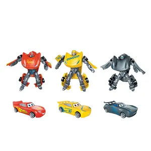 Novo robô carro transformação brinquedo, deformação, brinquedos, carro transformacionado automático, atacado, barato, crianças, carros de plástico, robô