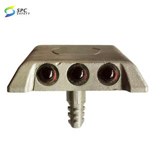 Большой размер 150 мм Дорожная безопасность 43 стеклянные бусины кошачий глаз отражатель встроенный алюминиевый приподнятый дорожный маркер - Product Image 6