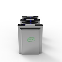 Puerta Abatible Automática de Control de Acceso para la Seguridad de Edificios de Oficinas