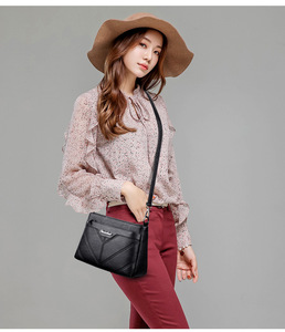 Fashion PU Leather Crossbody Bags Vintage <b>Hand</b> Bags Ladies <b>Mini</b> Handbags for Women Luxury - Product Image 2