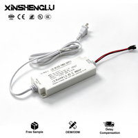 Fuente de Alimentación LED Impermeable IP67 - Transformador de Voltaje Constante de CA 100-240V a CC 12V para Iluminación de Espejos de Baño, CE RoHS