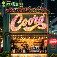 Lettres lumineuses LED personnalisées XDsign pour devanture de magasin, effet ciel étoilé, étanches IPX7, découpées au laser, éclairage décoratif contrôlé par Bluetooth