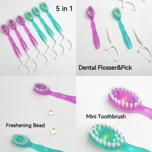 Brosse à dents jetable pré-pastée pour usage domestique et en voyage, avec <span class=keywords><strong>dentifrice</strong></span> intégré, pratique pour éliminer la plaque dentaire et le tartre, nettoyage en profondeur - Product Image 4