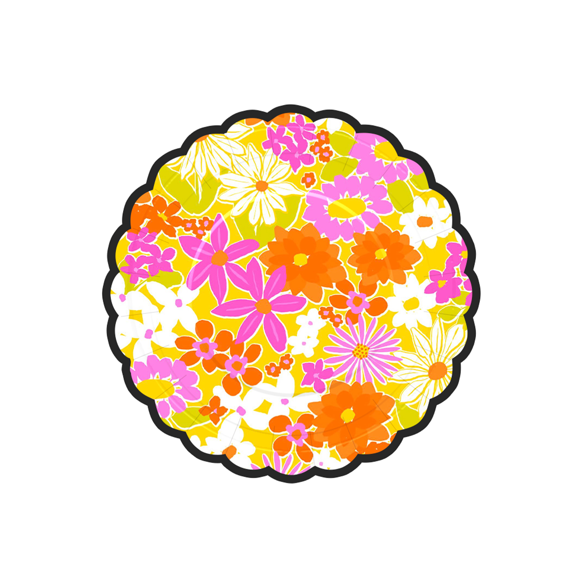 Plato de papel de 8 pulgadas * 8 unidades