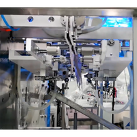 Machine à emballer les sachets de pâte de gingembre et d'ail Machine de remplissage de pâte de pois, de noix, de beurre, d'arachide, d'oignon, de haricot