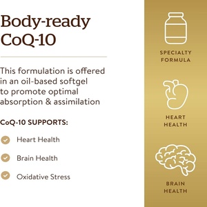 Cápsulas de CoQ10 y Megasorb de Alta Calidad y Fácil Absorción para Promover la Salud del Corazón y el Apoyo Antioxidante, Cápsulas Blandas de Uso Diario - Product Image 4