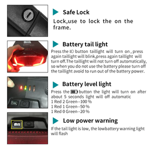 Batteries pour vélo électrique 36 volts 48v 52v, <span class=keywords><strong>porte</strong></span>-bagages arrière rechargeable, <span class=keywords><strong>batterie</strong></span> Akku - Product Image 3