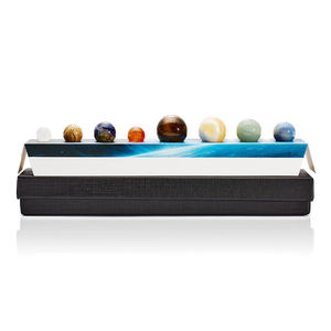 Ornamento fengshui para decoración del hogar, nueve planetas curativa de gema preciosa, <span class=keywords><strong>amatista</strong></span>, Ojo de Tigre, Bola de Chakra mineral, regalo de decoración para escritorio - Product Image 6