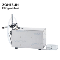 ZONESUN GFK-280 semi-automatique pompe à diaphragme à tête unique parfum cosmétique huiles essentielles Machine de remplissage liquide