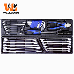 Juego <span class=keywords><strong>de</strong></span> <span class=keywords><strong>Herramientas</strong></span> Manuales <span class=keywords><strong>para</strong></span> Reparación <span class=keywords><strong>de</strong></span> Automóviles Personalizable <span class=keywords><strong>de</strong></span> 132 Piezas, Caja <span class=keywords><strong>de</strong></span> <span class=keywords><strong>Herramientas</strong></span> Portátil Azul Especial Resistente al Agua - Product Image 6