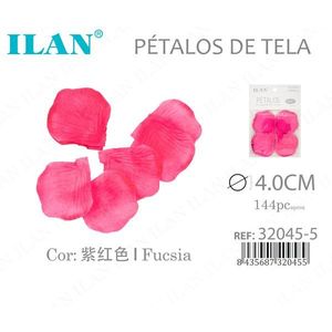 Pétales en tissu Iln 4,0 cm fuchsia 144 pièces fleurs séchées - Product Image 1