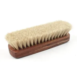 Factory supplier larger size horse hair shoe brush for shoe cleaning