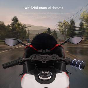 Doppia locomotiva Flash moto elettrica bambini 4-10 anni di musica braccio maniglia acceleratore tipo auto telecomando di guida di potenza - Product Image 4