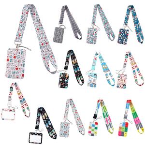 Benutzer definierte Pflege Design Hals riemen Polyester Krankens ch wester Medical Print Krankens ch wester Zubehör Lanyard und Karten halter - Product Image 1