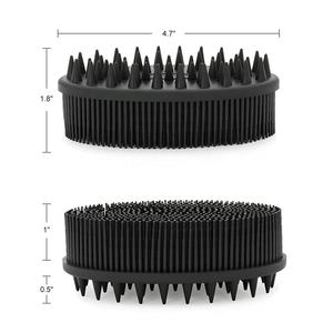 2026 Best verkochte 2-in-1 badshampoo borstel siliconen lichaamscrubber voor douchegebruik uit de categorie sponzen & schuursponsjes - Product Image 2