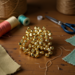 ILAN Metal Accessories 8x6mm Gold Plated For Handicrafts - Product Image 3