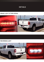 Modifizierte LED-Scheinwerfer für Dodge Ram 2009-2018 12V LED-Rücklicht Fahrlicht