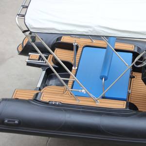 Luxe 20ft fibre de verre coque gonflable RIB bateau PVC Hypalon 600 bateau avec 1.2mm d'épaisseur pour les excursions de pêche et les sports nautiques - Product Image 4