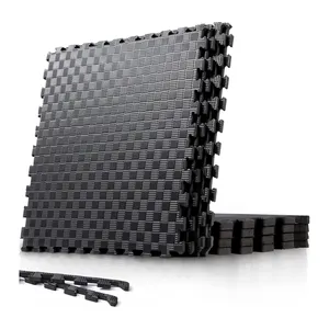 Home Gym Heavy Workout Equipment Waterproof Flooring 1/2" Thick Puzzle Exercise Mats