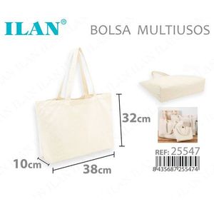 Borsa Multiuso Ilan 38x32x10 Cm Con Manici Per Uso Quotidiano - Product Image 1