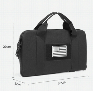 กระเป๋าปืน DF0330 อเนกประสงค์ แบบ Molle ซ่อนได้ สำหรับล่าสัตว์กลางแจ้ง กระเป๋าปืนยุทธวิธี กระเป๋าใส่กระสุนปืน 13.8 นิ้ว กระเป๋าใส่เอกสาร - Product Image 6
