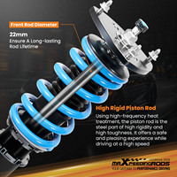 Amortiguadores MaXpeedingrods de 24 Vías, Kit de Suspensión para Honda CRV 2002 2003 2004 2005 2006, Amortiguadores de Uso Diario