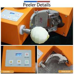 เครื่องปอกผลไม้ไฟฟ้าขนาดเล็กสำหรับปอกกีวี บีทรูท แอปเปิ้ล ส้ม - Product Image 3