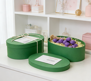 Customizable Square Paper Gift Box with <b>Sponge</b> Lining Recyclable High-End Handmade Design Magnetic Closure & Ribbon Strap - Product Image 3